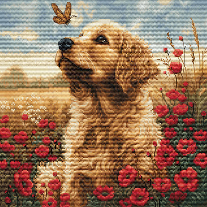 Cross Stitch Kit Luca-S - Meeting in the Flowering Field, BU5073