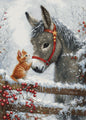 Cross Stitch Kit Luca-S GOLD- Warm Hug, BU5075