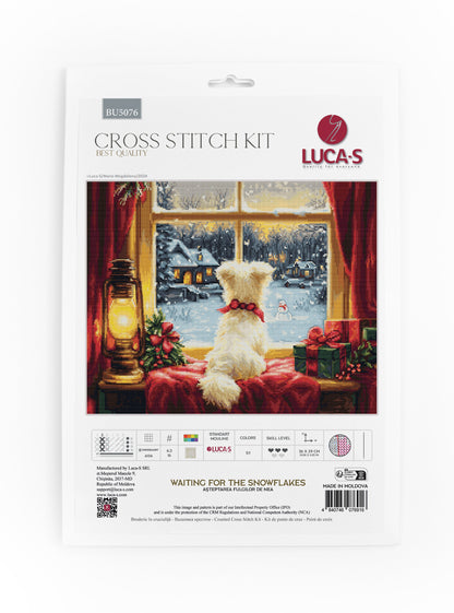 Cross Stitch Kit Luca-S - Waiting For The Snowflakes, BU5076