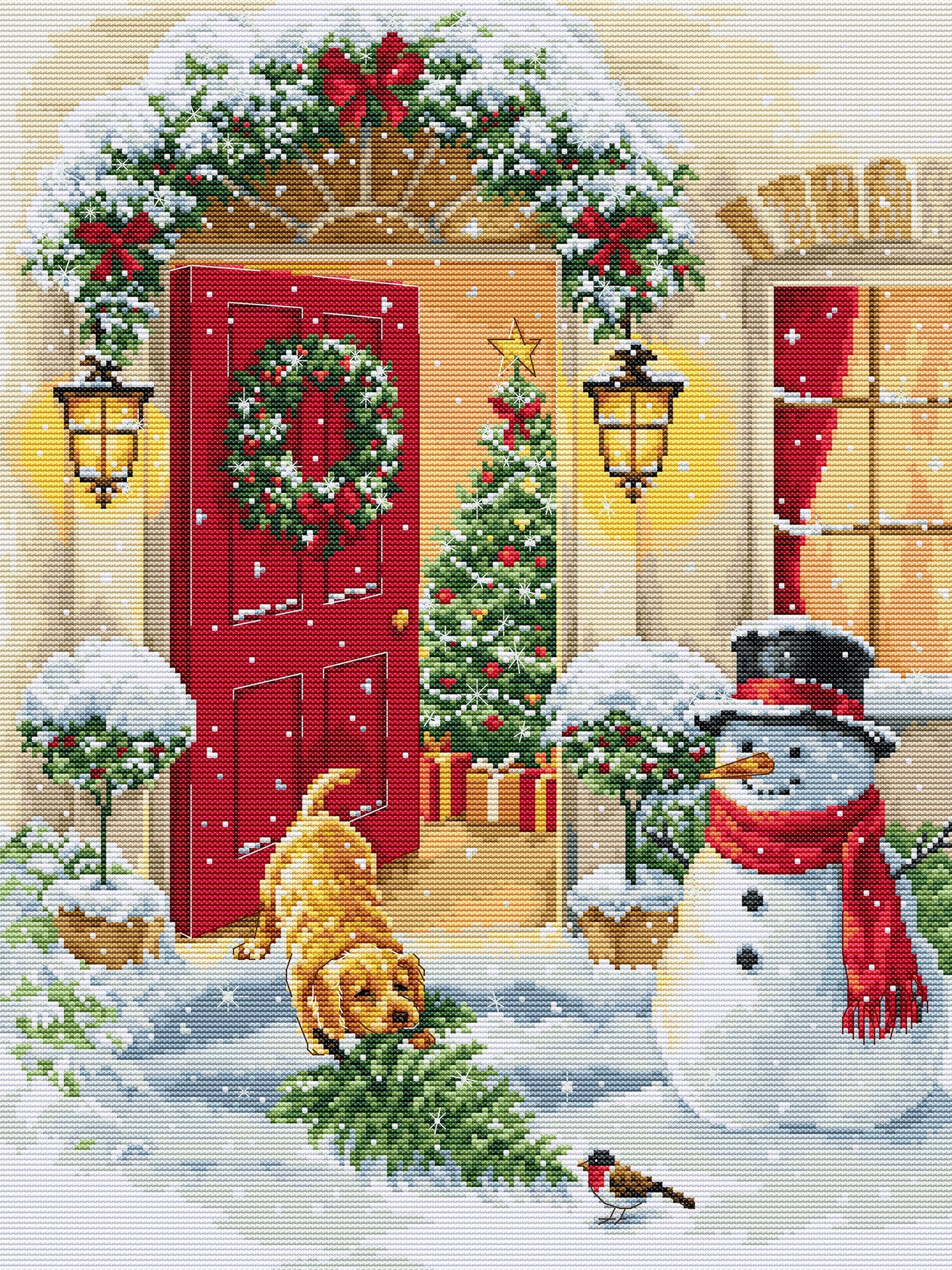 Cross Stitch Kit Luca-S - Puppy Joy, BU5097