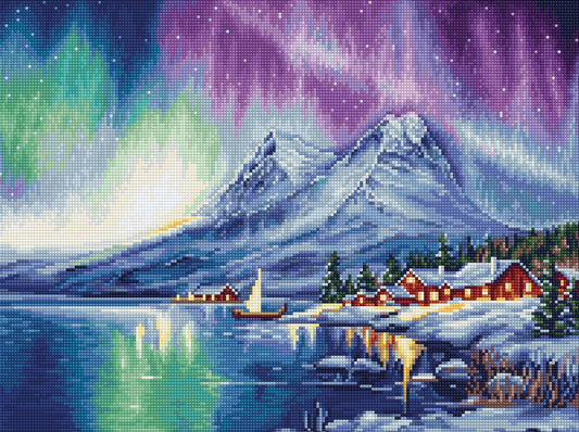 Cross Stitch Kit Luca-S - Northern Lights, B705