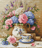 Cross Stitch Kit Luca-S GOLD - Floral Nostalgia, B725