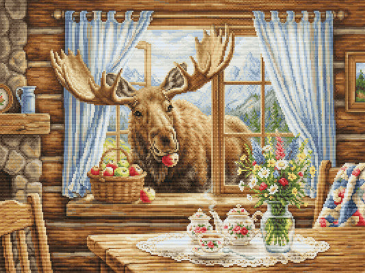 Petit Point Kit Luca-S GOLD - Unexpected Cabin Guest, G731