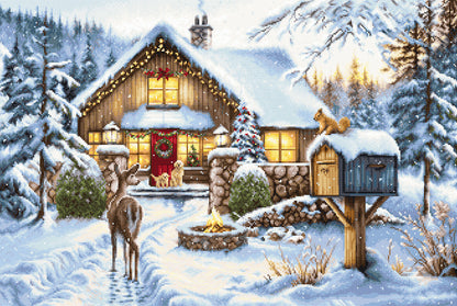 Cross Stitch Kit Luca-S Gold - Saying Hello, B733