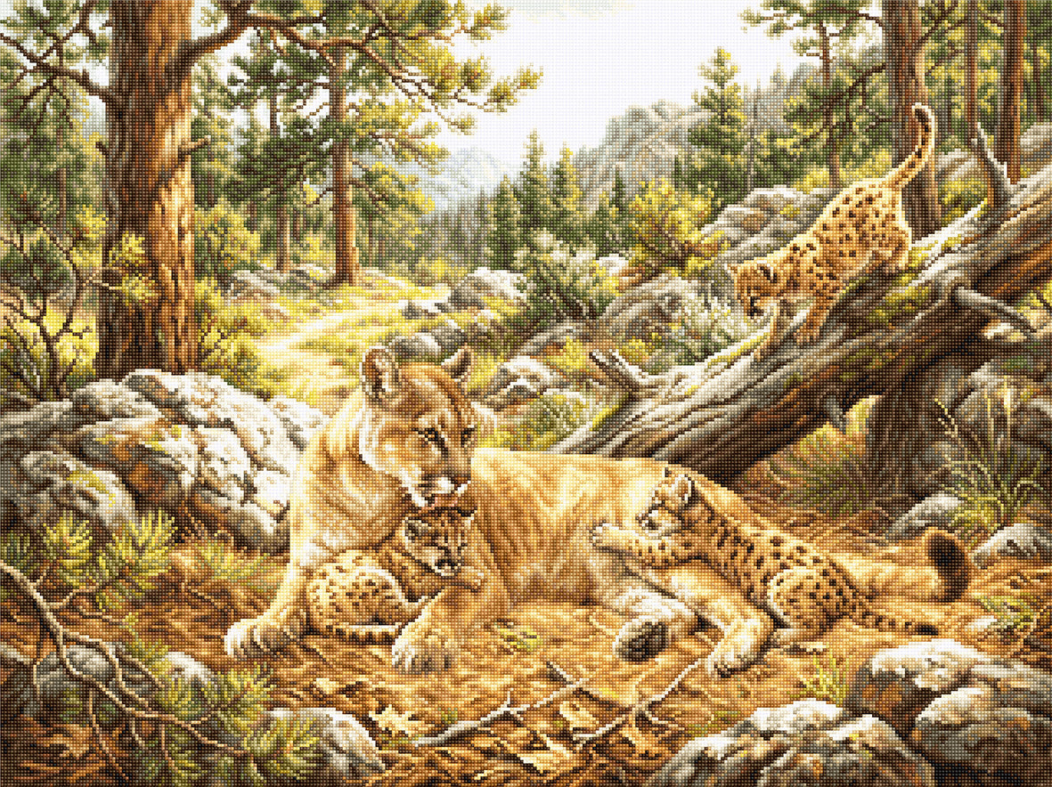 Cross Stitch Kit Luca-S Gold - Maternal Love, B734