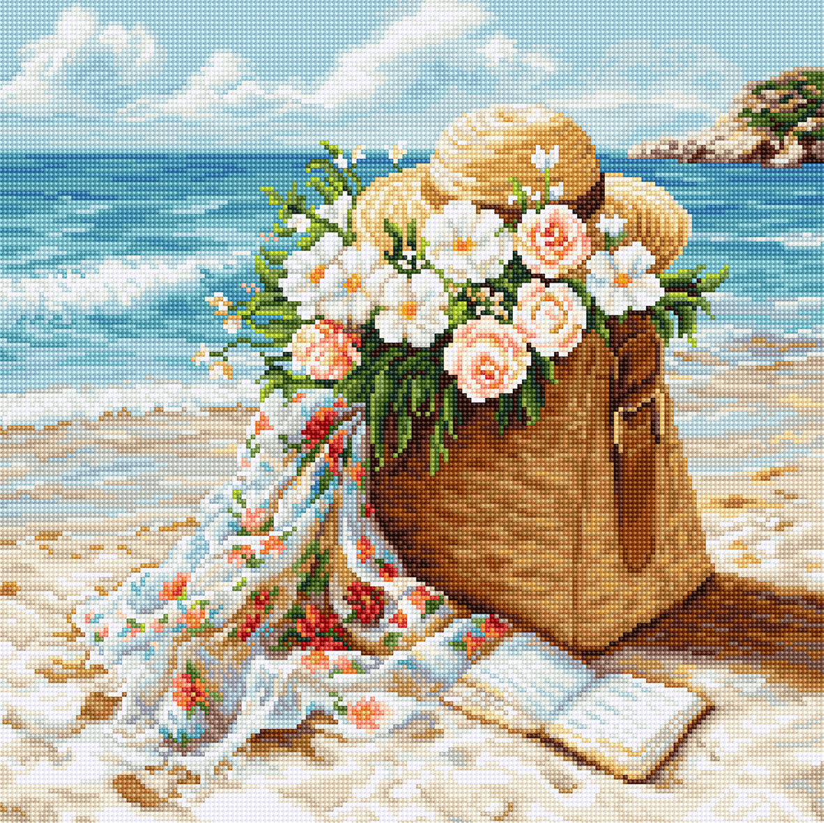 Cross Stitch Kit Luca-S - Azure Beach, B735