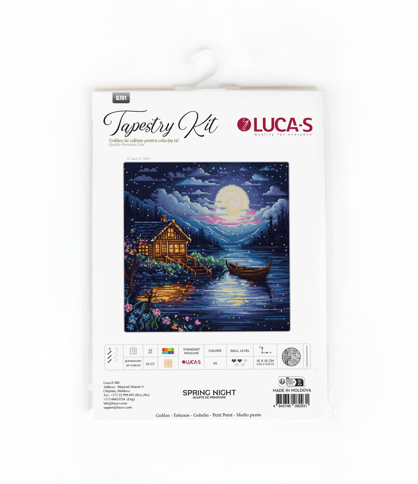 Petit Point Kit Luca-S - Spring Night, G701