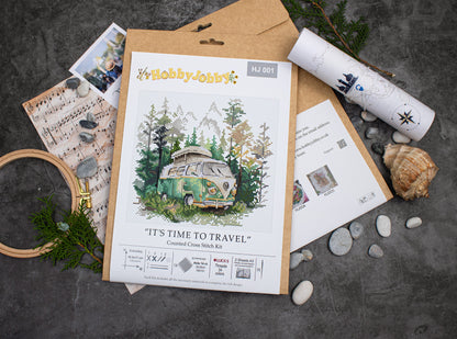 Cross Stitch Kit HobbyJobby - It's time to travel