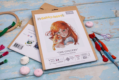 Cross Stitch Kit HobbyJobby - The Gingers