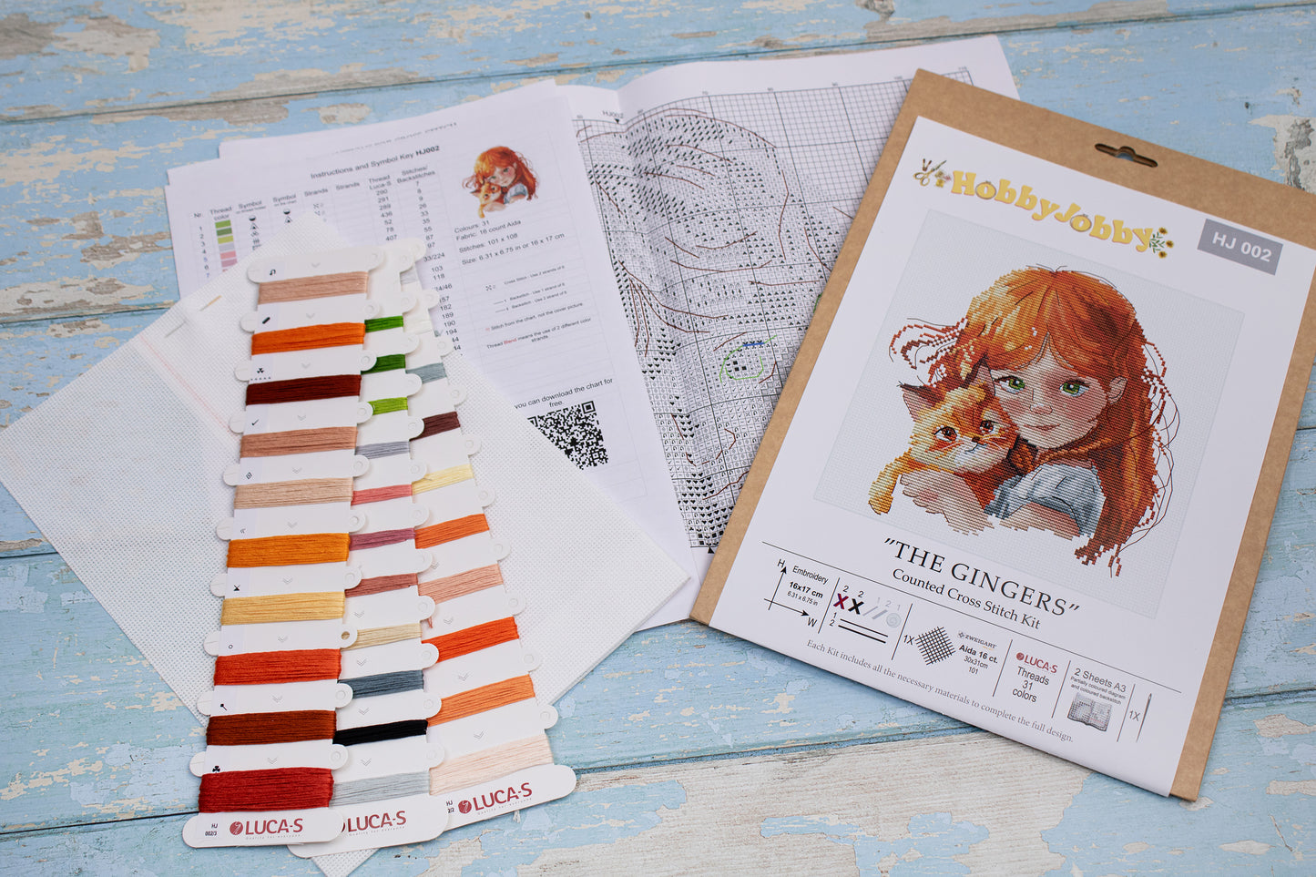 Cross Stitch Kit HobbyJobby - The Gingers