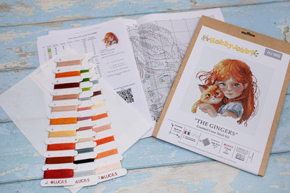 Cross Stitch Kit HobbyJobby - The Gingers