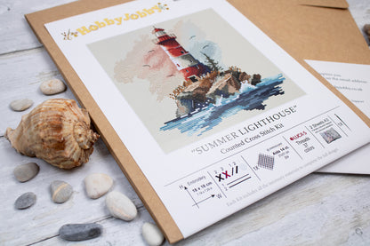 Cross Stitch Kit HobbyJobby - Summer Lighthouse