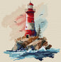 Cross Stitch Kit HobbyJobby - Summer Lighthouse