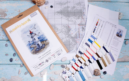 Cross Stitch Kit HobbyJobby - The Lighthouse