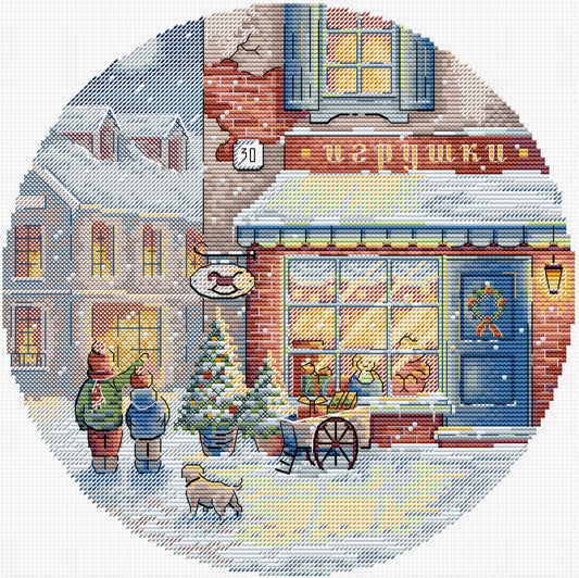 Cross Stitch Kit HobbyJobby - The Eve of The Holidays