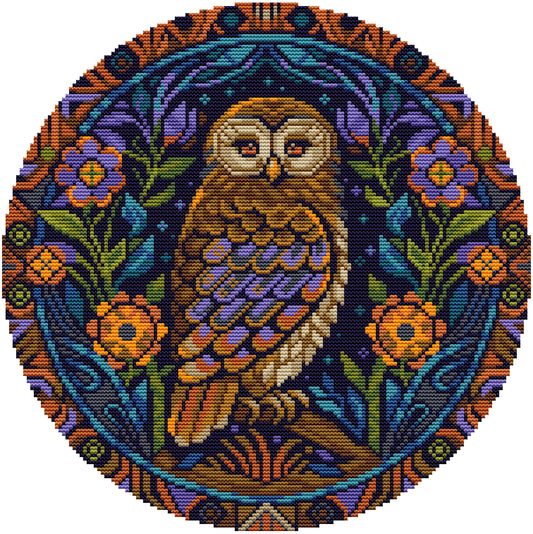 Cross Stitch Kit HobbyJobby - Night Owl