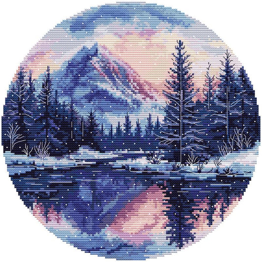 Cross Stitch Kit HobbyJobby - Mountain Landscape