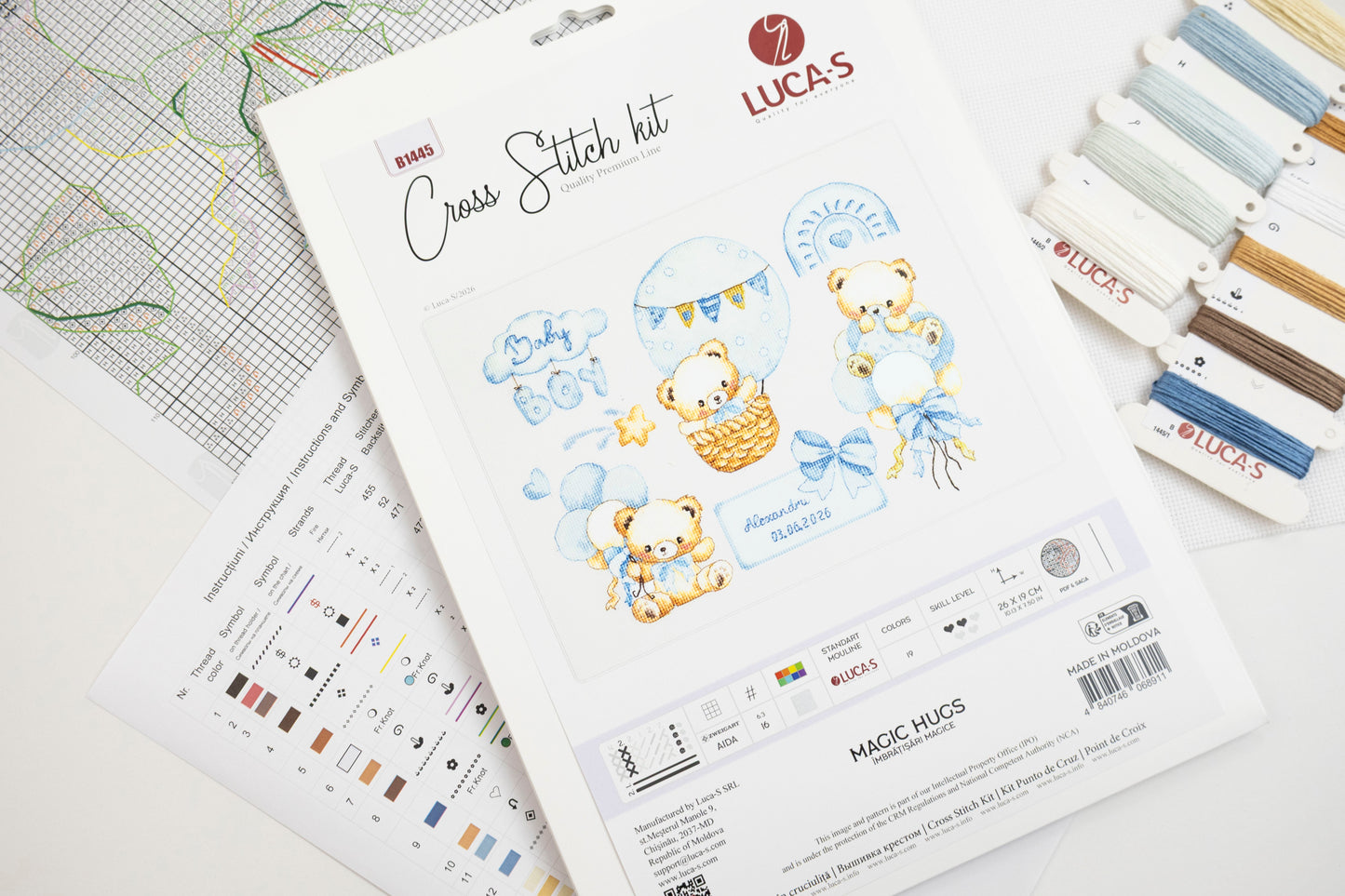 Cross Stitch Kit Luca-S - Magic Hugs, B1445