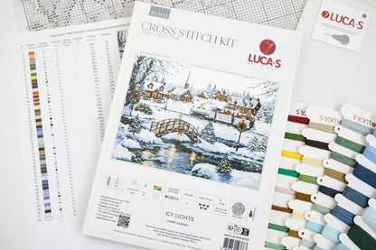 Cross Stitch Kit Luca-S GOLD - Icy Lights, BU5111