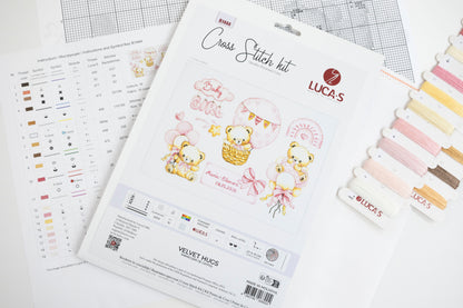 Cross Stitch Kit Luca-S - Velvet Hugs, B1444