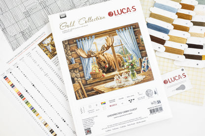 Petit Point Kit Luca-S GOLD - Unexpected Cabin Guest, G731