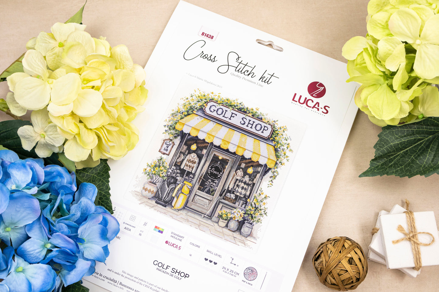 Cross Stitch Kit Luca-S - Golf Shop, B1438