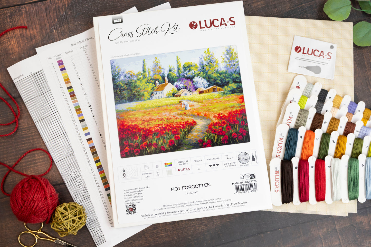 Cross Stitch Kit Luca-S - Not Forgotten, B607