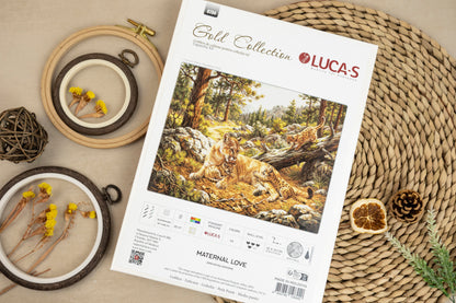 Petit Point Kit Luca-S Gold - Maternal Love, G734