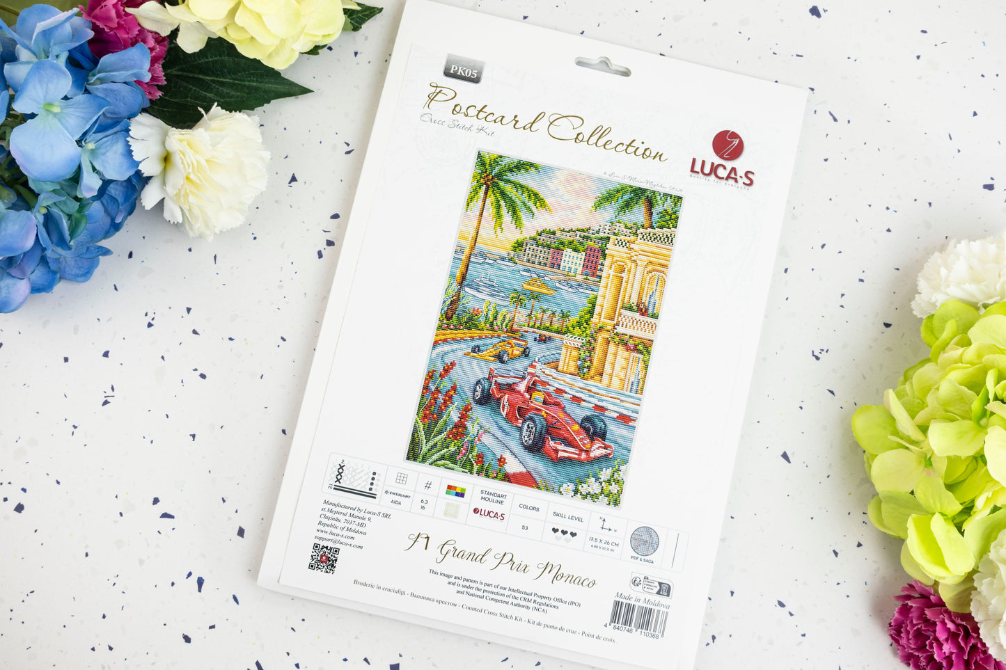 Cross Stitch Kit Luca-S - F1 Grand Prix Monaco, PK05