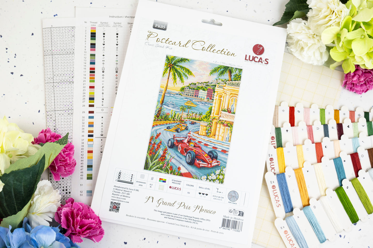 Cross Stitch Kit Luca-S - F1 Grand Prix Monaco, PK05