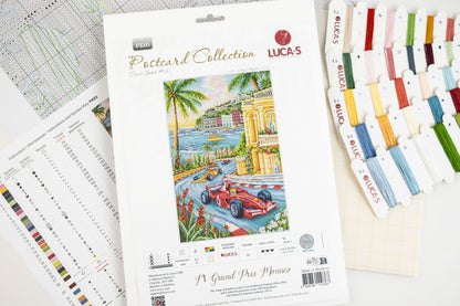 Cross Stitch Kit Luca-S - F1 Grand Prix Monaco, PK05