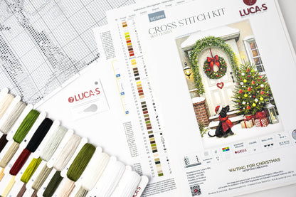Cross Stitch Kit Luca-S - Waiting for Christmas, BU5099