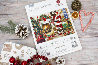 Cross Stitch Kit Luca-S GOLD- Santa Interior, BU5100