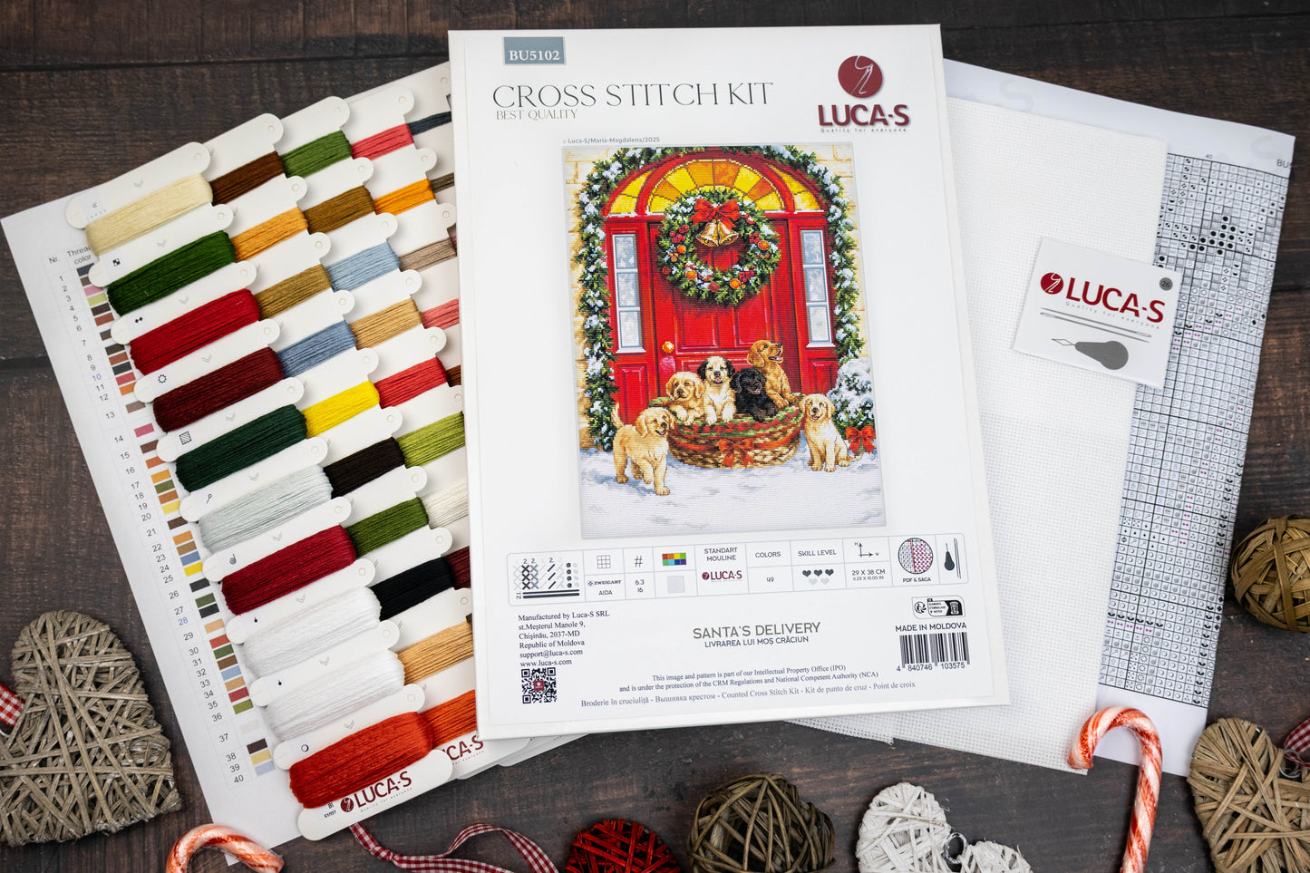 Cross Stitch Kit Luca-S - Santa’s Delivery, BU5102