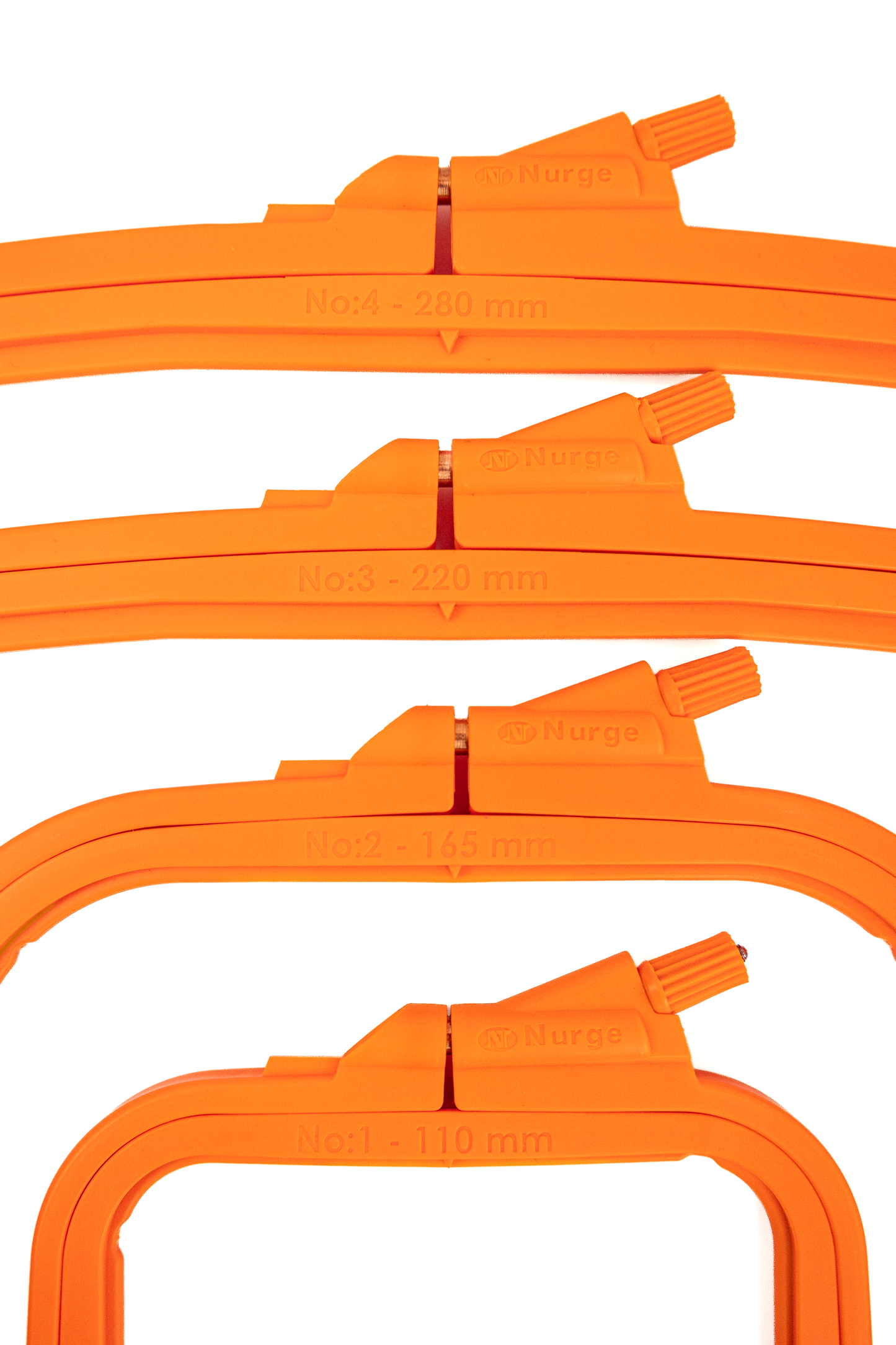 Cross Stitch Square Hoop, Orange - Nurge Embroidery Hoop