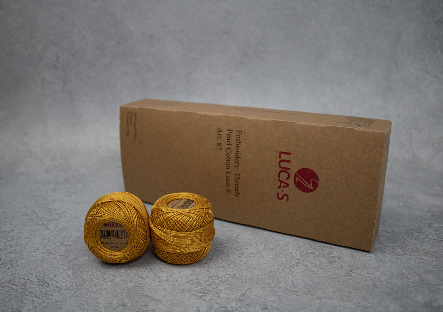 Pack of 10 Pearl Cotton Luca-S Color 346, Art. 87 - Embroidery Threads