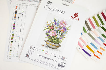 Cross Stitch Kit Luca-S - A Dream Beneath The Petals, B7061