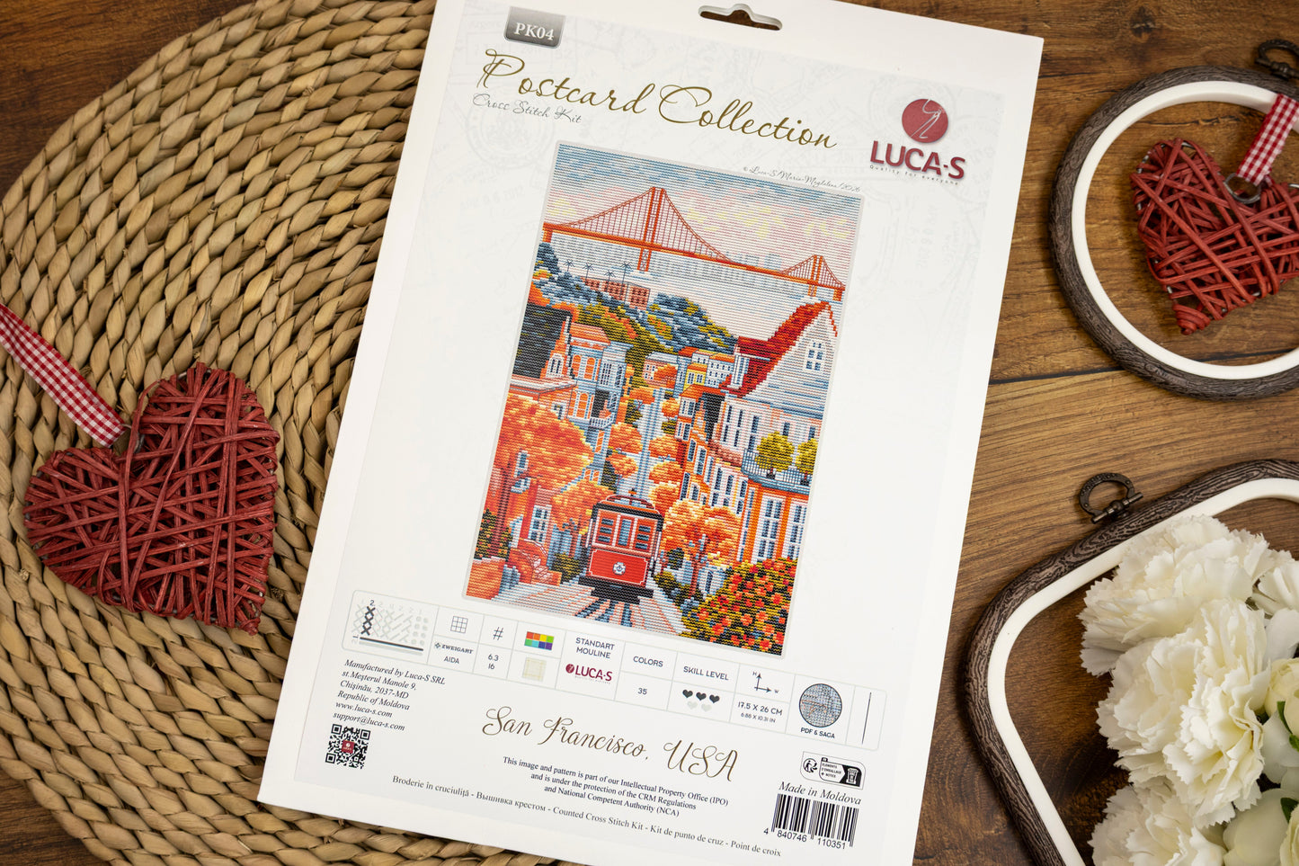 Cross Stitch Kit Luca-S - San Francisco,USA, PK04
