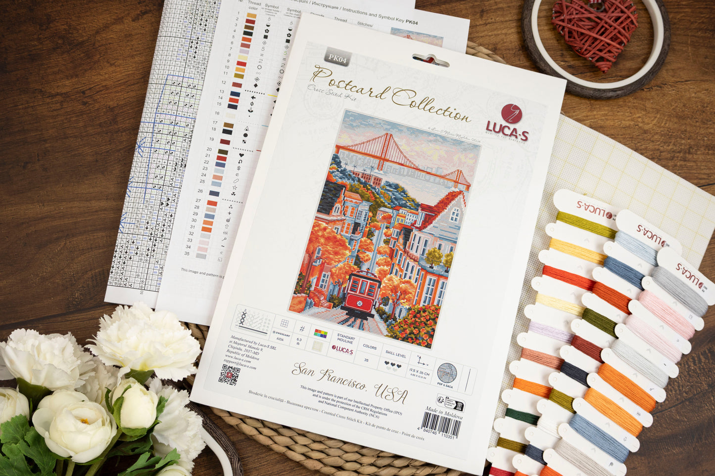 Cross Stitch Kit Luca-S - San Francisco,USA, PK04