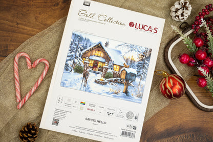 Petit Point Kit Luca-S Gold - Saying Hello, G733
