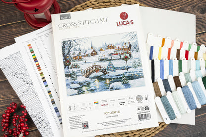 Cross Stitch Kit Luca-S GOLD - Icy Lights, BU5111