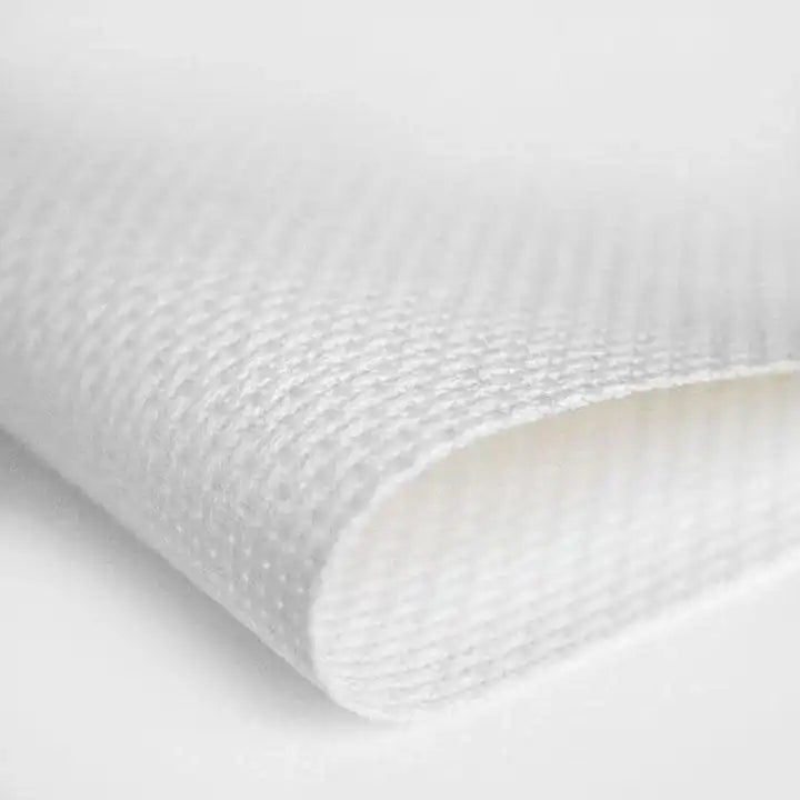 Aida 18 Count Zweigart Needlework Fabric Color 100 Snow White Fabric - HobbyJobby