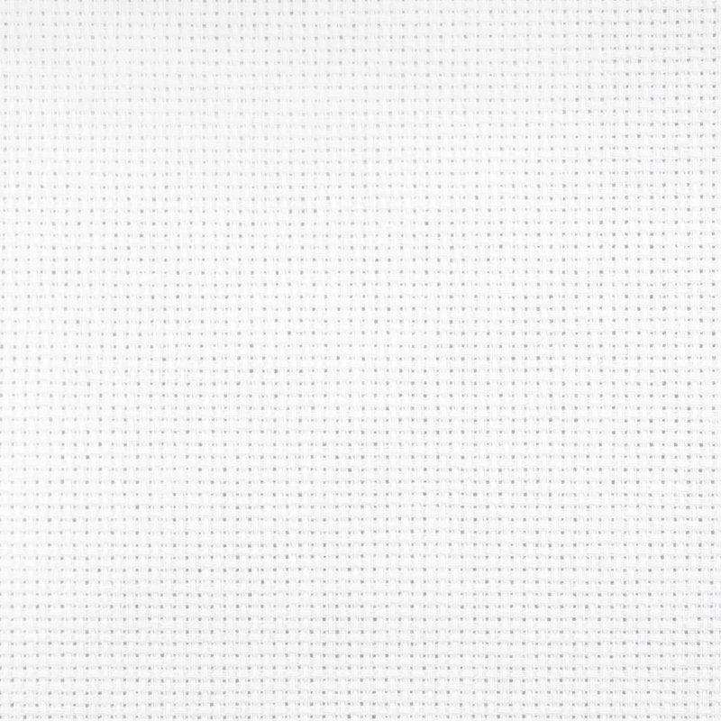 Aida 18 Count Zweigart Needlework Fabric Color 100 Snow White Fabric - HobbyJobby