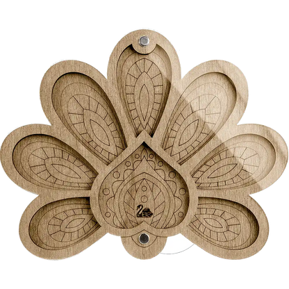 Bead Organizer - Bead Storage Box with Transparent Cover Wonderland Crafts Bead Organizers - HobbyJobby