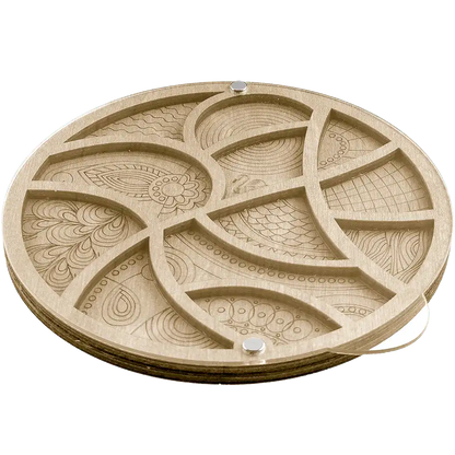 Bead Organizer - Bead Storage Box with Transparent Cover Wonderland Crafts Bead Organizers - HobbyJobby