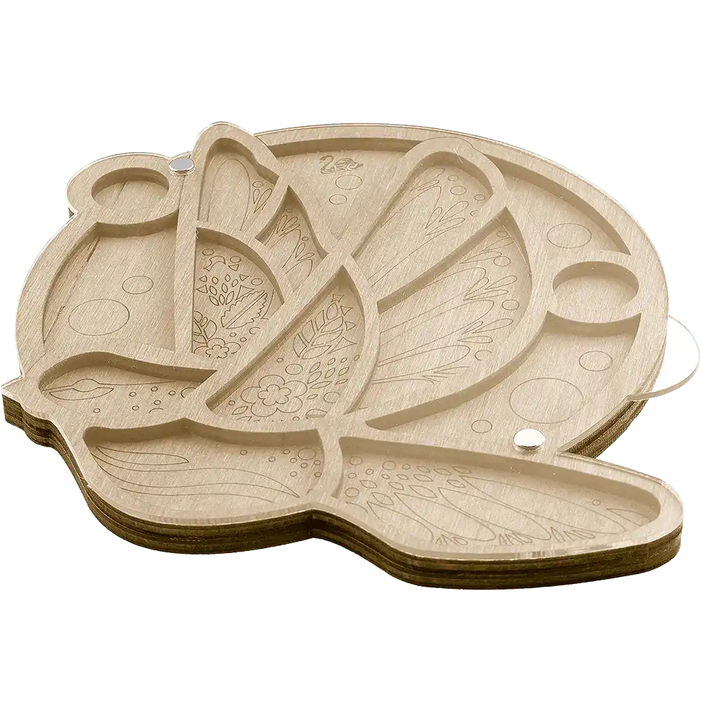 Bead Organizer - Bead Storage Box with Transparent Cover Wonderland Crafts Bead Organizers - HobbyJobby