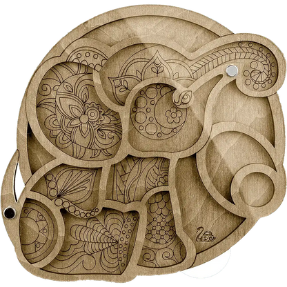 Bead organizer with transparent cover FLZB-033 Wonderland Crafts Bead Organizers - HobbyJobby