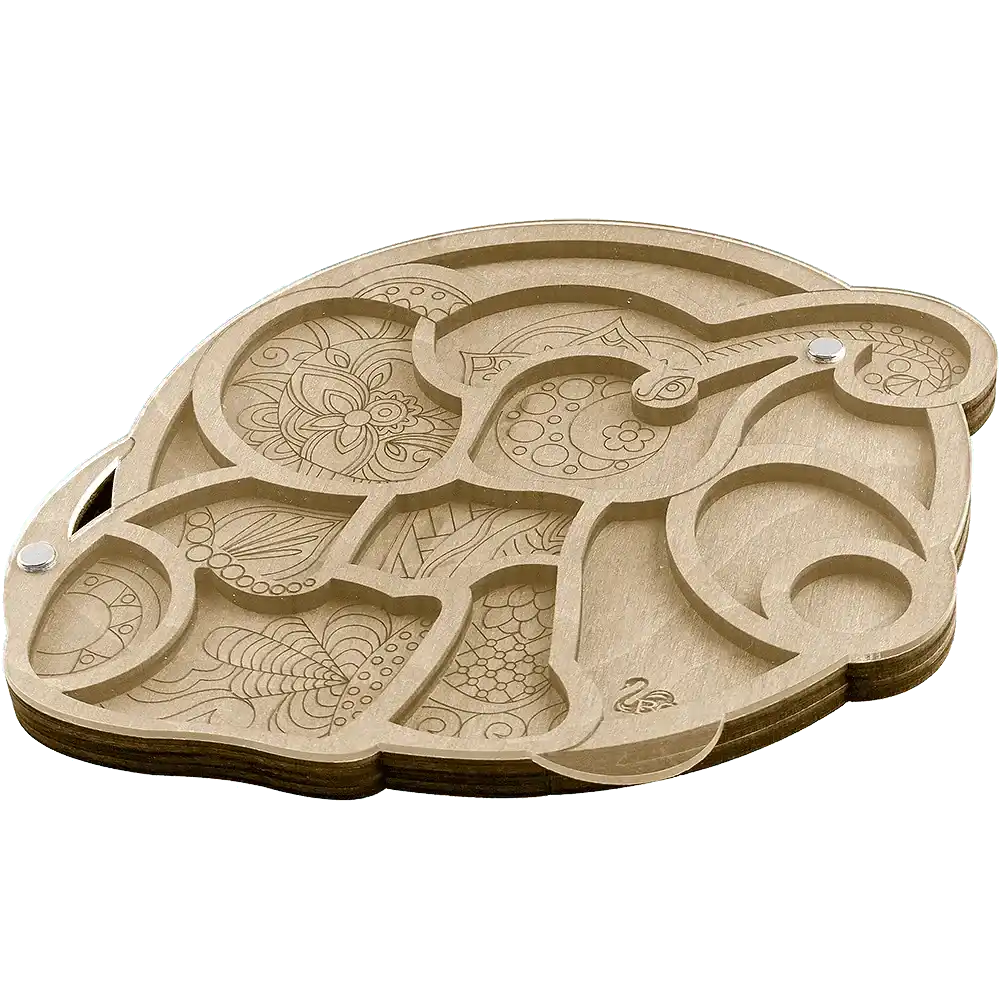 Bead organizer with transparent cover FLZB-033 Wonderland Crafts Bead Organizers - HobbyJobby