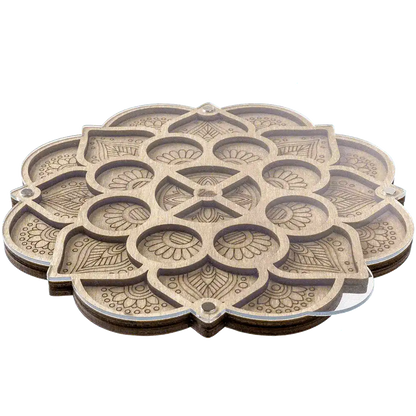 Bead organizer with transparent cover FLZB-091 Wonderland Crafts Bead Organizers - HobbyJobby