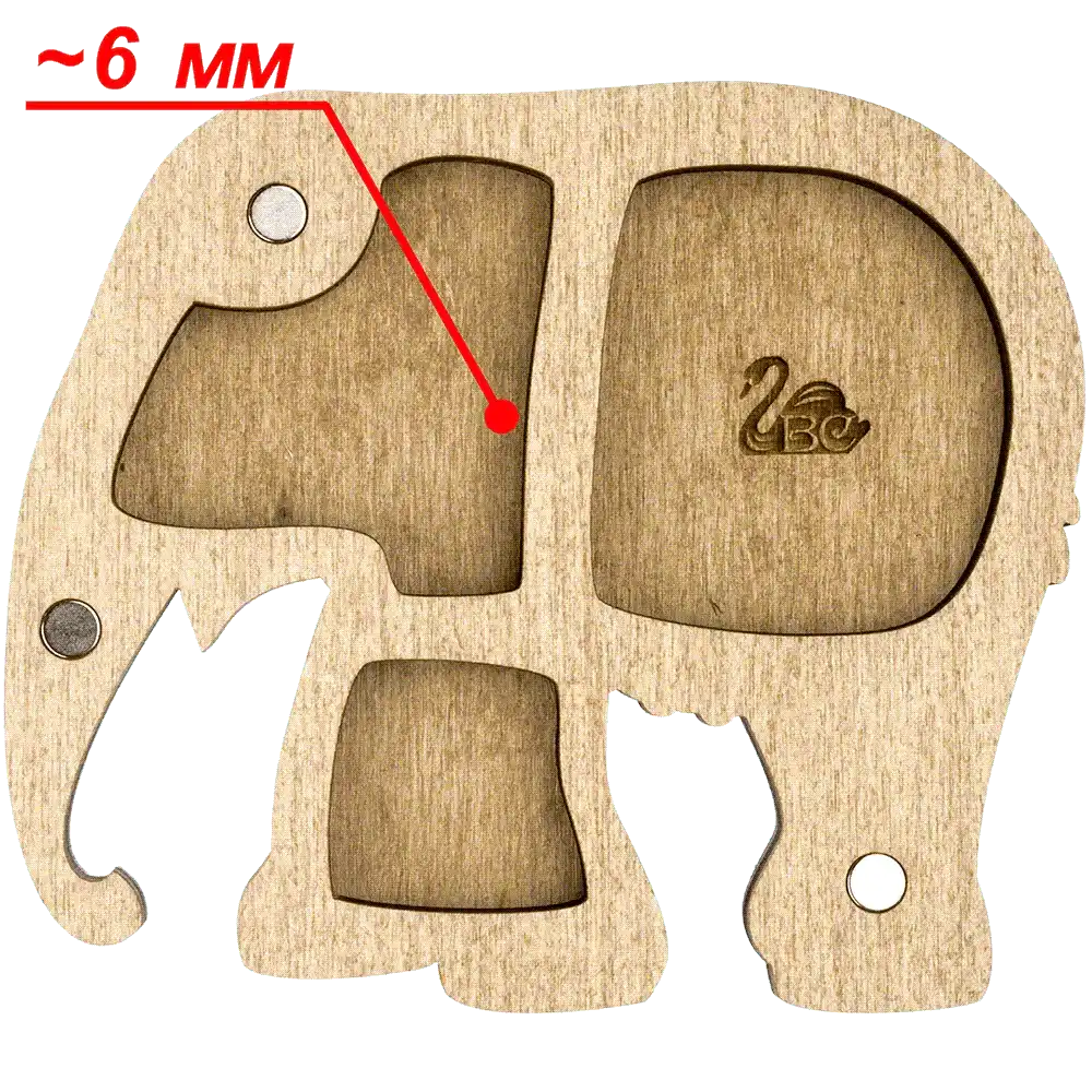 Bead organizer with wooden cover FLZB-097 Wonderland Crafts Bead Organizers - HobbyJobby